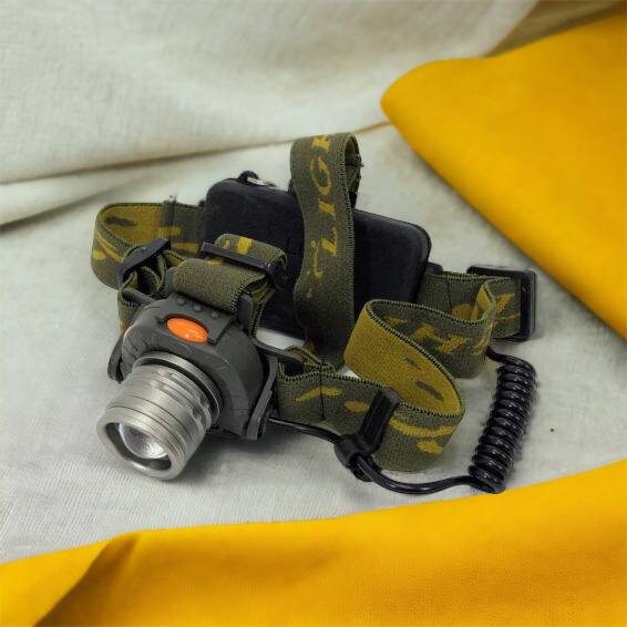 Налобный фонарь тактический Bailong BL-1505 \ 602B SENSOR с датчиком движения, Фонарик налобный led