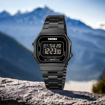 Часы наручные мужские SKMEI 1647BK, оригинальные мужские часы, противоударные часы для военнослужащих