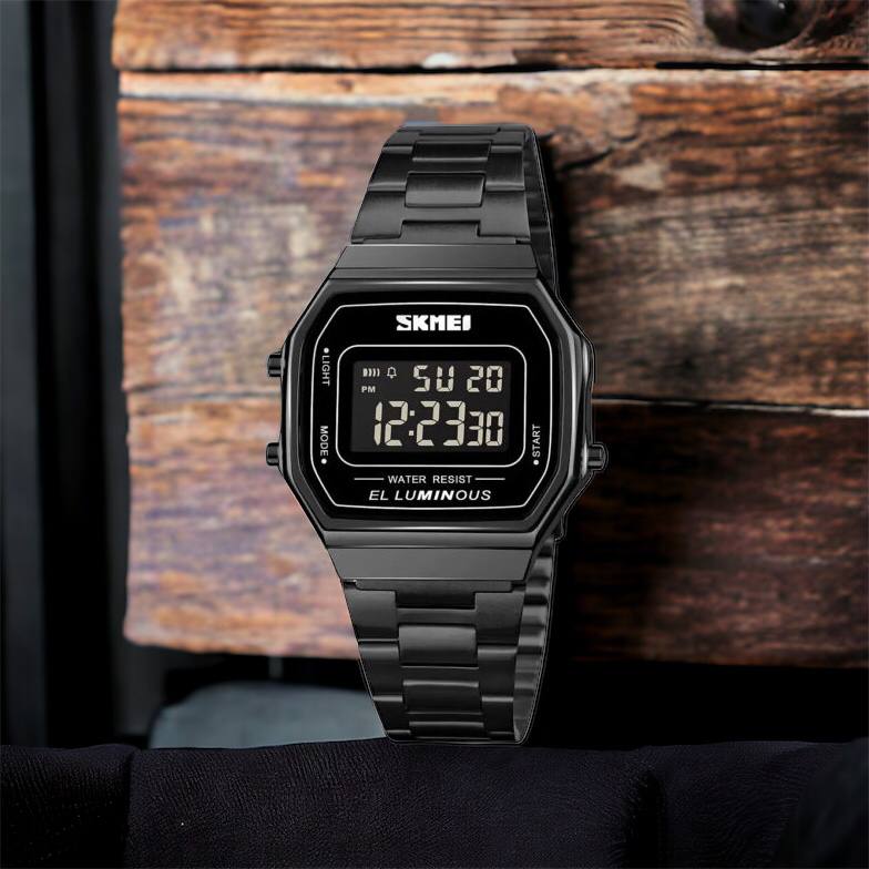 Часы наручные мужские SKMEI 1647BK, оригинальные мужские часы, противоударные часы для военнослужащих