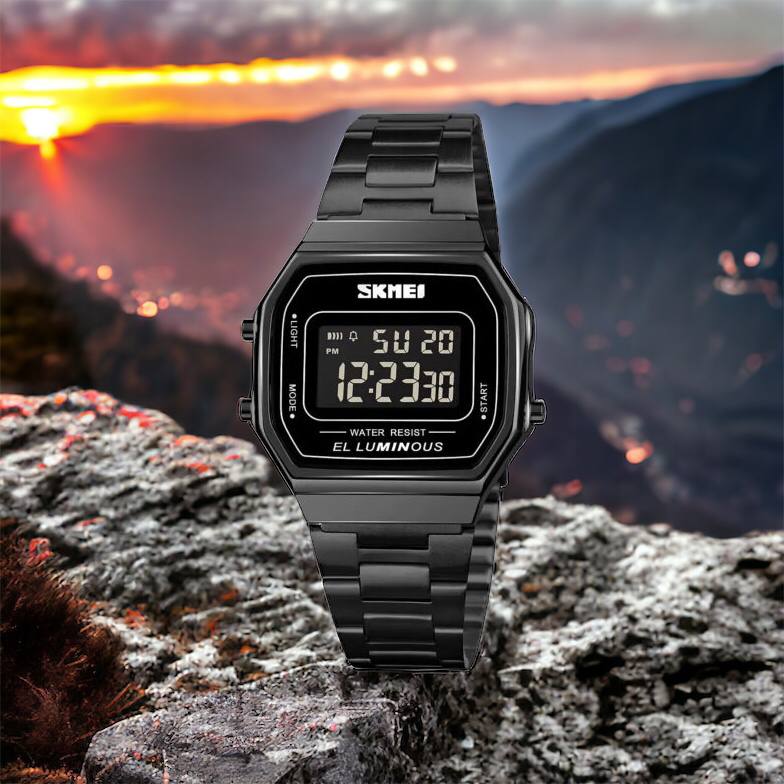 Часы наручные мужские SKMEI 1647BK, оригинальные мужские часы, противоударные часы для военнослужащих