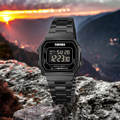 Часы наручные мужские SKMEI 1647BK, оригинальные мужские часы, противоударные часы для военнослужащих