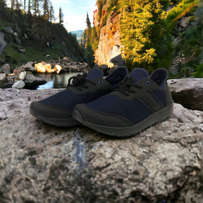 Кроссовки мужские сетка 41 размер. Летние кроссовки, модные универсальные кроссовки. Модель 46913. Цвет: синий