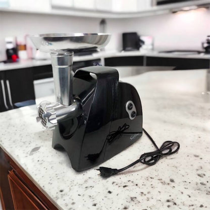 Мясорубка Suntera SMG-5425B, электрическая мясорубка с насадками, электромясорубка для шинковки