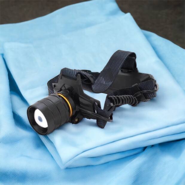 Яркий налобный фонарь Bailong BL-8076-2-GT100, Фонарь аккумуляторный для рыбалки, Фонарь на голову