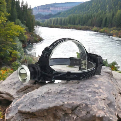 Фонарик на голову Bailong BL-8070-P50, LED налобный аккумуляторный фонарь, фонарь на голову для рыбалки