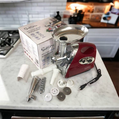 Электромясорубка Suntera SMG-5420R 1800 Вт, электромясорубка соковыжималка для томатов, мясорубка для дома