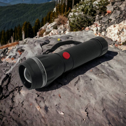 Ручний ліхтарик на батарейках (3хААА) з функцією зуму, кишеньковий міні ліхтар лід ліхтар переносний гарний