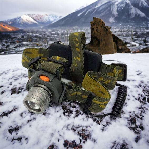 Налобный фонарь тактический Bailong BL-1505 \ 602B SENSOR с датчиком движения, Фонарик налобный led