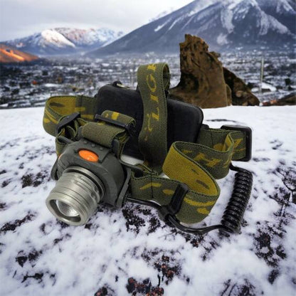 Налобный фонарь тактический Bailong BL-1505 \ 602B SENSOR с датчиком движения, Фонарик налобный led