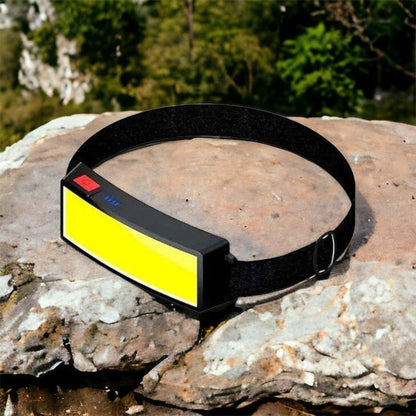 Налобный фонарик яркий рассеивающий для СТО Bailong BL-F007-COB, 3 режима, водостойкий, зарядка от USB