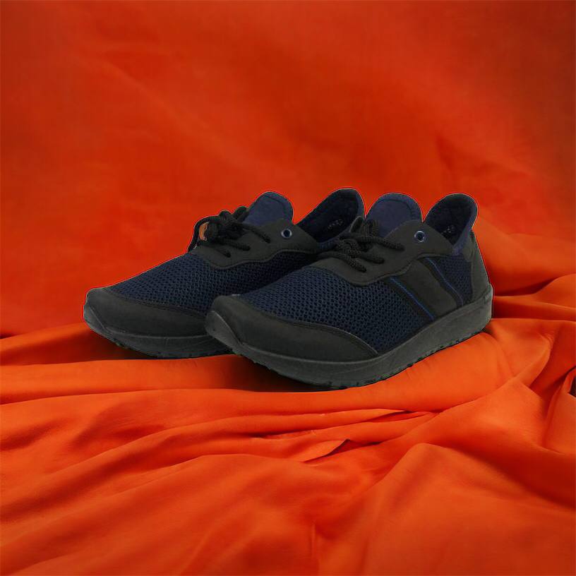 Кроссовки мужские сетка 41 размер. Летние кроссовки, модные универсальные кроссовки. Модель 46913. Цвет: синий