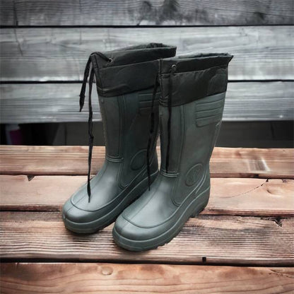 Сапоги мужские резиновые высокие утепленные с подвязкой 44 размер (29 см), сапоги резиновые для рыбалки