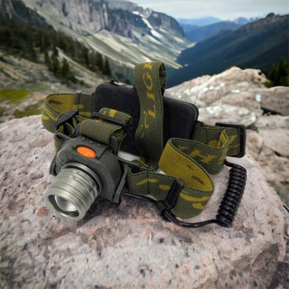 Налобный фонарь тактический Bailong BL-1505 \ 602B SENSOR с датчиком движения, Фонарик налобный led