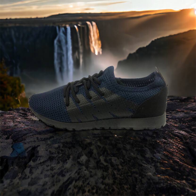 Кроссовки лето сетка мужские 40 размер | Текстильные кроссовки сеткой | Модель 41373. Цвет: синий