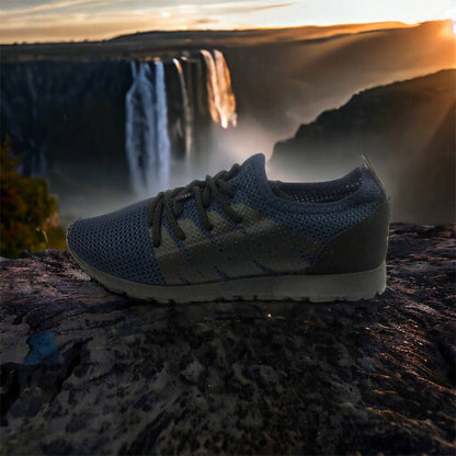 Кроссовки лето сетка мужские 40 размер | Текстильные кроссовки сеткой | Модель 41373. Цвет: синий