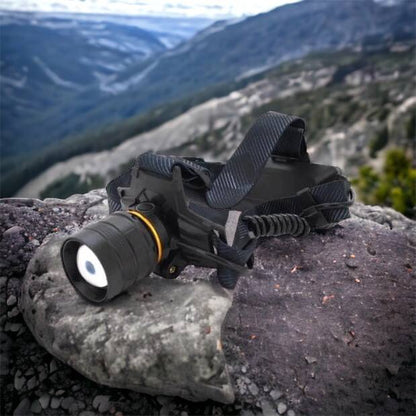 Яркий налобный фонарь Bailong BL-8076-2-GT100, Фонарь аккумуляторный для рыбалки, Фонарь на голову