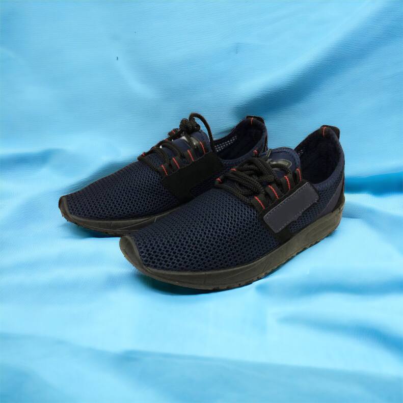 Кроссовки мужские весна 41 размер. Летние кроссовки, молодежные кроссовки. Модель 39146. Цвет: синий