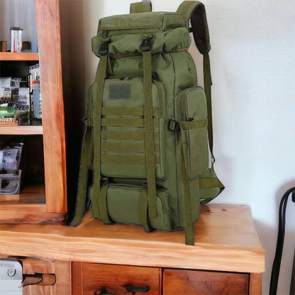 Тактический рюкзак на 70л больший армейский баул, походная сумка / Военный рюкзак, тактический рюкзак ВСУ