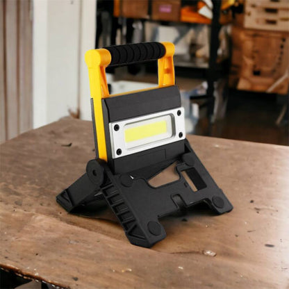 Фонарь-прожектор аккумуляторный BL MS 8006 7858 ручной, аккумуляторный кемпинговый фонарь, лампа