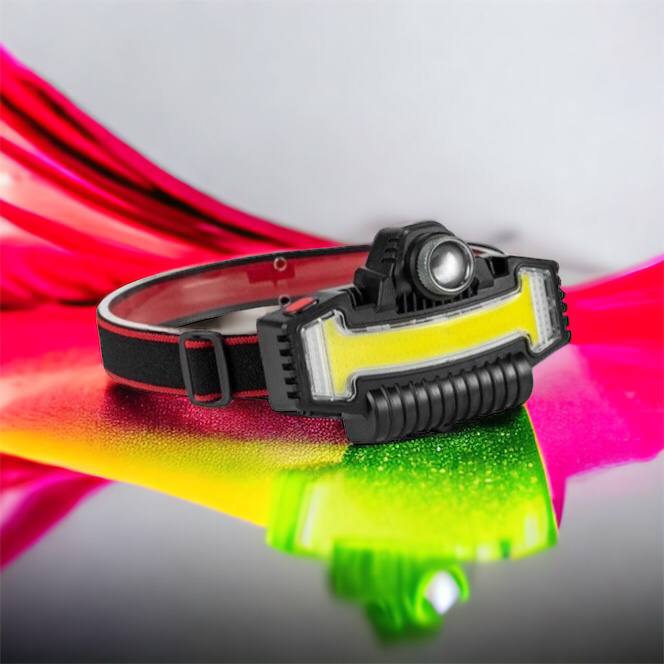 Налобный фонарик Bailong BL-W685-LTS+COB+RGB, 5 режимов, водостойкий, ударостойкий, USB кабель Type-c