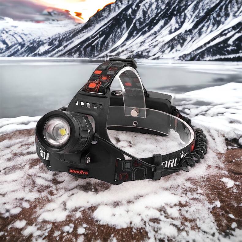 Налобный фонарь Bailong BL-T32-P50, мощный налобный светодиодный фонарик на голову, три режима