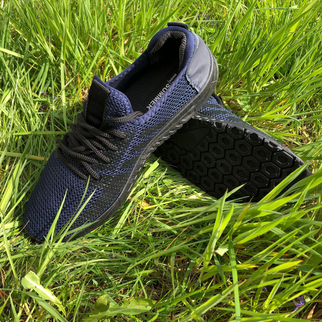 Кроссовки мужские весна сетка 40 размер. Кроссовки сетка сеточка мужские. Модель 99128. Цвет: синий