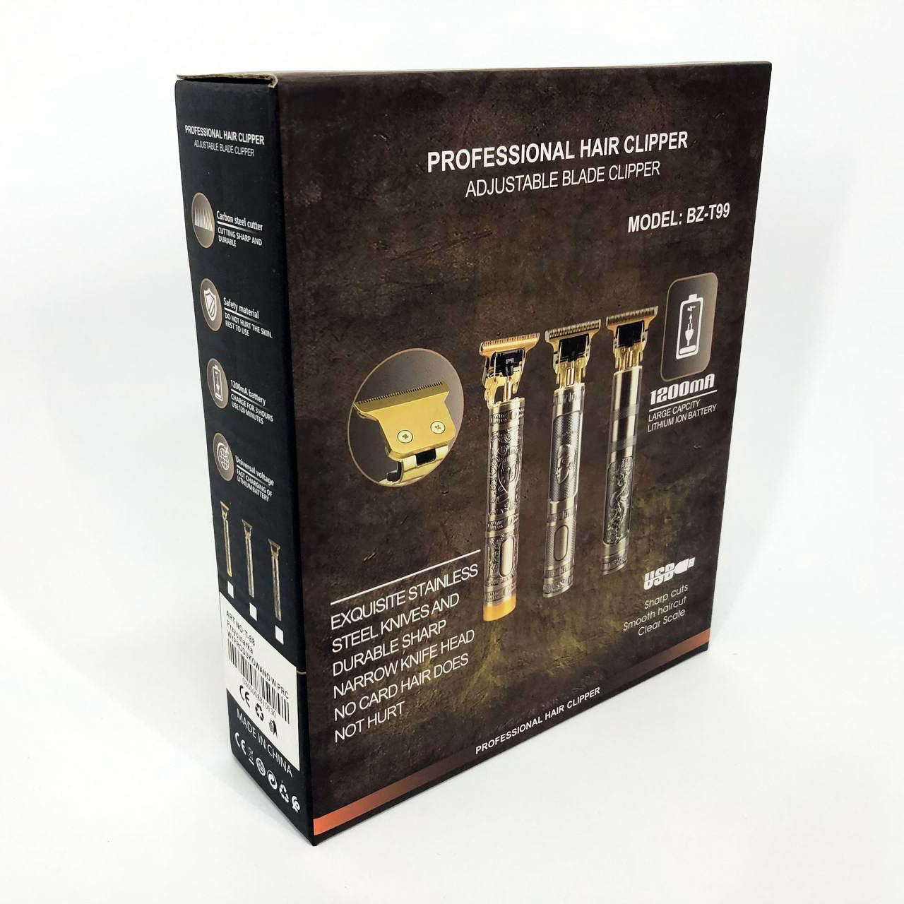 Аккумуляторная профессиональная машинка-триммер для стрижки волос, бороды, усов WS-T88, беспроводная