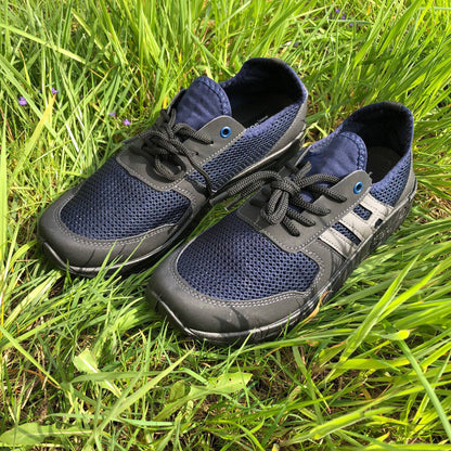 Модні універсальні кросівки із сітки 41 розмір. Чоловічі кросівки з тканини, що дихають. Модель 48177. Колір: синій 