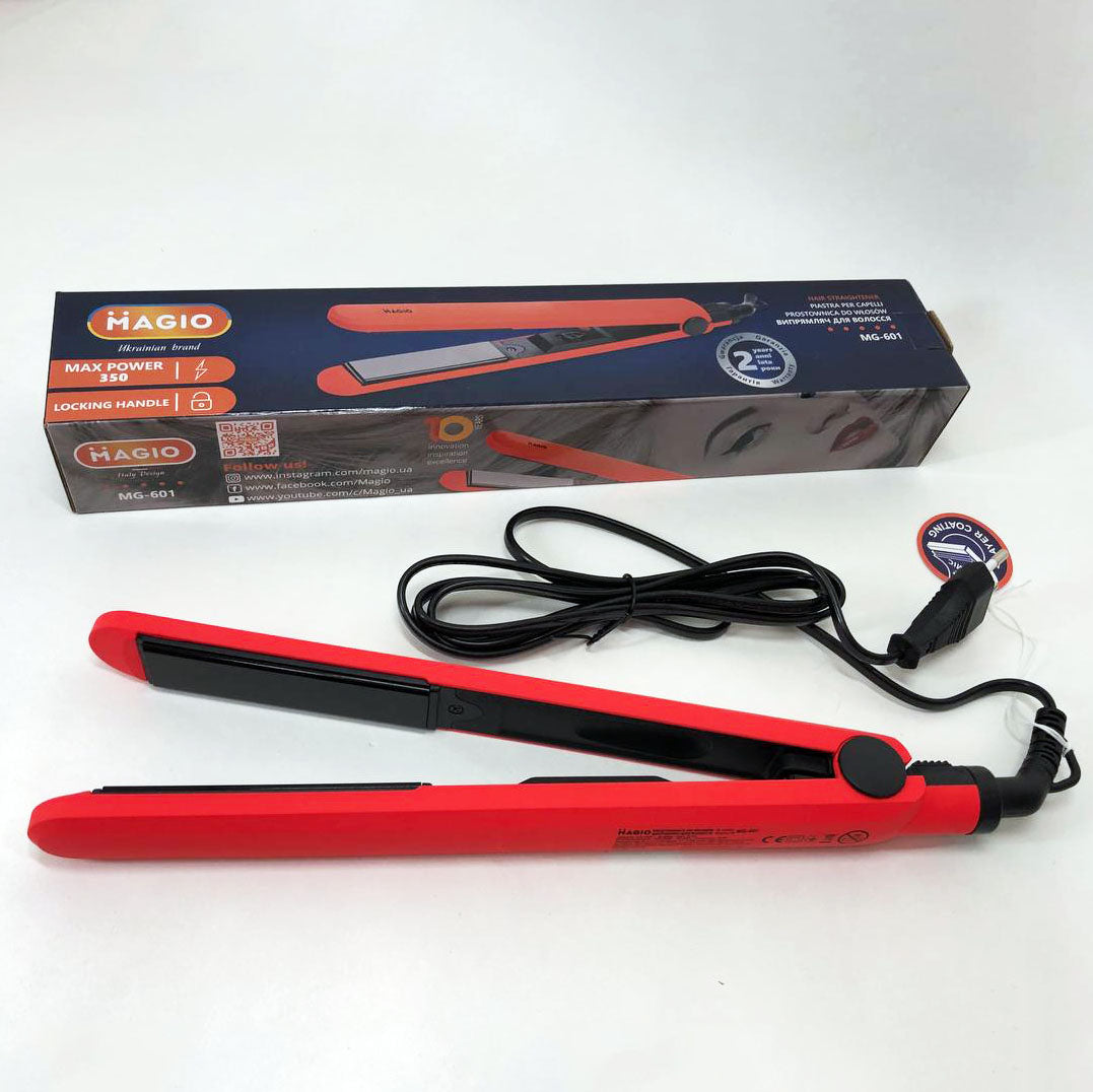 Щипцы для волос MAGIO MG-601, утюжок для волос с терморегулятором, гофре плойка утюжок для волос