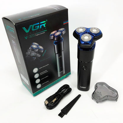 Электробритва VGR V-325, триммер беспроводной, машинка мужская для бритья, триммер для усов