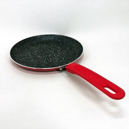 Сковородка для блинов 23 см Con Brio СВ-2324 Eco Granite, сковорода с толстым дном. Цвет: красный