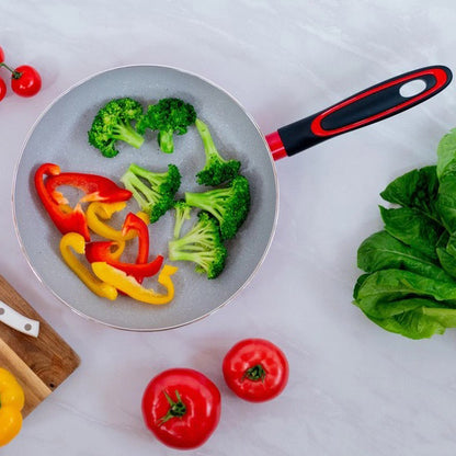 Сковорода Magio MG-1178 с мраморным антипригарным покрытием 26 см, сковорода с толстым дном