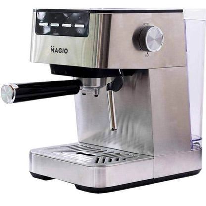 Кофеварка рожковая MAGIO MG-453 960 Вт, кофеварка с возможностью приготовления эспрессо, кофемашина латте