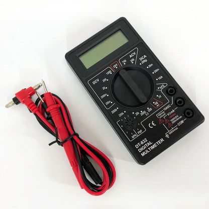 Мультиметр цифровой тестер Digital DT-832 со звуковой прозвонкой, тестер напряжения цифровой