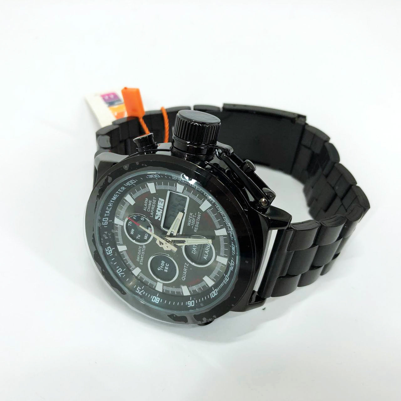 Часы наручные мужские SKMEI 1515BK BLACK, часы наручные электронные тактические. Цвет: черный