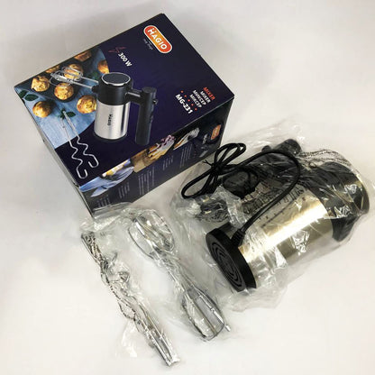 Миксер ручной MAGIO МG-231 300 Вт, миксер для взбивания, ручной миксер для кухни, миксер для кухни