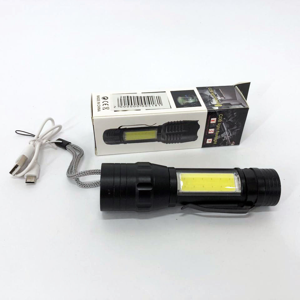 Фонарь карманный с металлическим корпусом Police Bailong BL-T6-19, мощный аккумуляторный лед фонарик