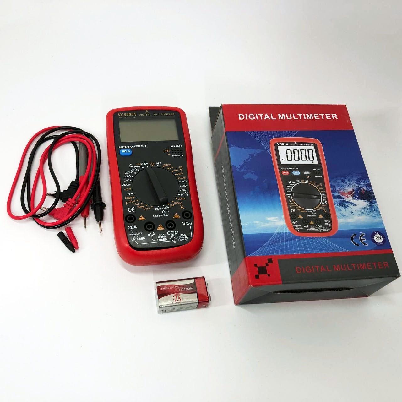 Цифровой Профессиональный мультиметр VC9205N тестер вольтметр, тестеры электроизмерительные