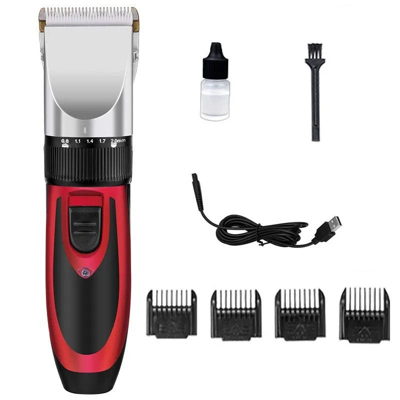 Профессиональная машинка для стрижки волос GEMEI GM-550 с двумя аккумуляторами, Бритва триммер для бороды