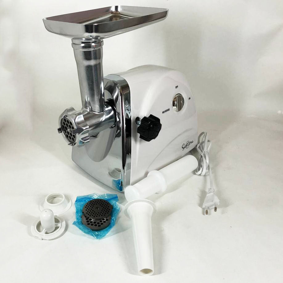 Мясорубка Suntera SMG-5418W, электромясорубка для дома, мясорубка с металлическим редуктором