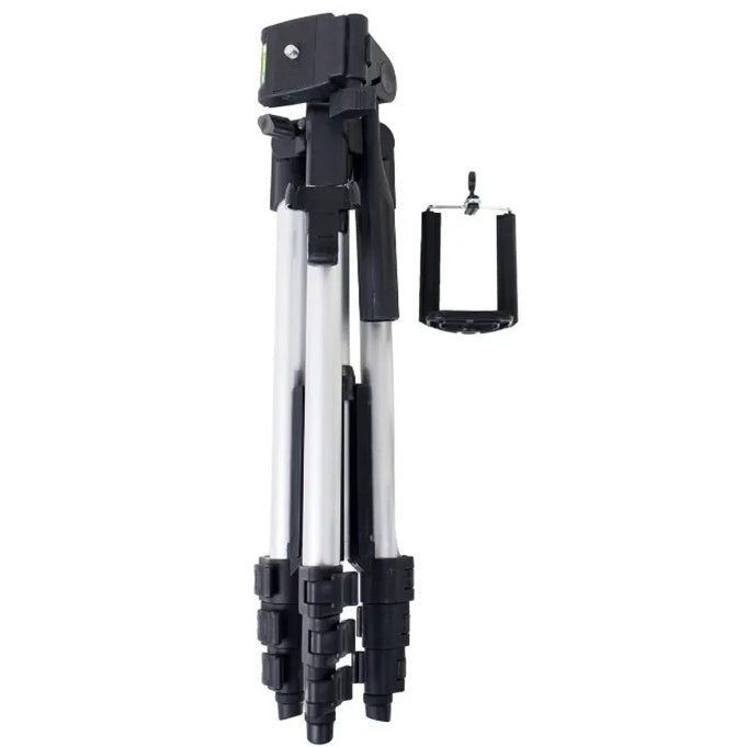 Штатив для телефона и фотоаппарата Tripod 3110 PRO портативный трипод 0,35-1.02м высота. Цвет: серебряный