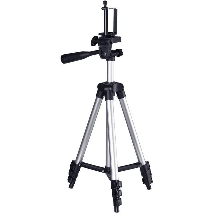 Штатив для телефона и фотоаппарата Tripod 3110 PRO портативный трипод 0,35-1.02м высота. Цвет: серебряный