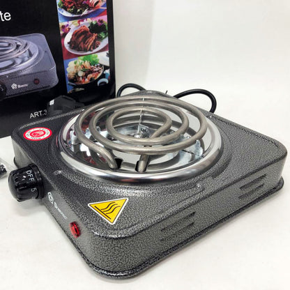 Электроплита спиральная плита настольная Domotec MS-5801 1000 Вт, Переносная компактная электроплита