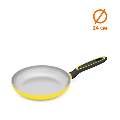 Сковорода Magio MG-1177 с мраморным антипригарным покрытием 24 см, сковорода удобная на кухню