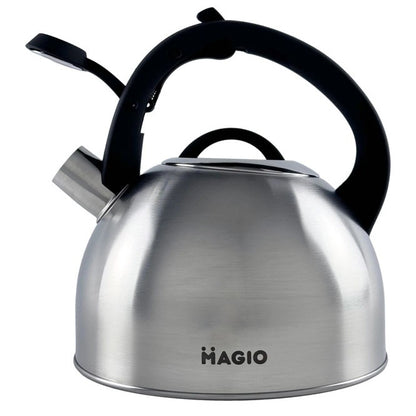 Чайник Magio MG-1192 2.5 л со свистком, металический чайник из нержавейки, чайники для плит
