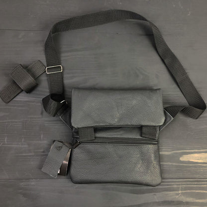 Набор 2В1. Кожаная сумка с кобурой + фонарик профессиональный POLICE BL-X71-P50