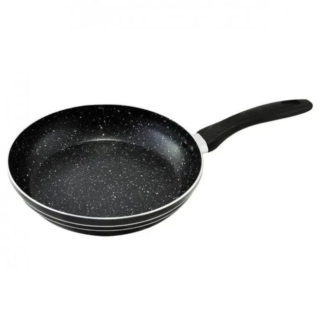 Сковорода 22 см темный мрамор UNIQUE UN-5153 | Антипригарная сковорода | Мраморная сковорода