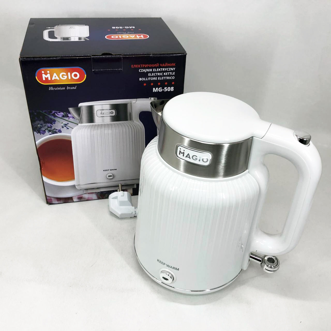 Электрочайник Magio MG-508, Хороший электрический чайник, Чайник електро, Стильный электрический чайник