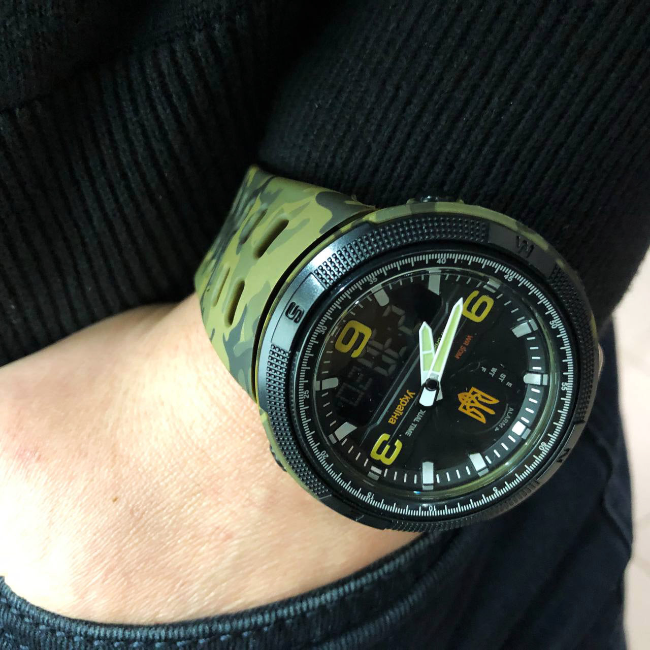 Часы наручные мужские SKMEI 5561/1655CMGNBK, Военные тактические часы, Армейские часы, Тактические часы