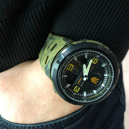 Часы наручные мужские SKMEI 5561/1655CMGNBK, Военные тактические часы, Армейские часы, Тактические часы